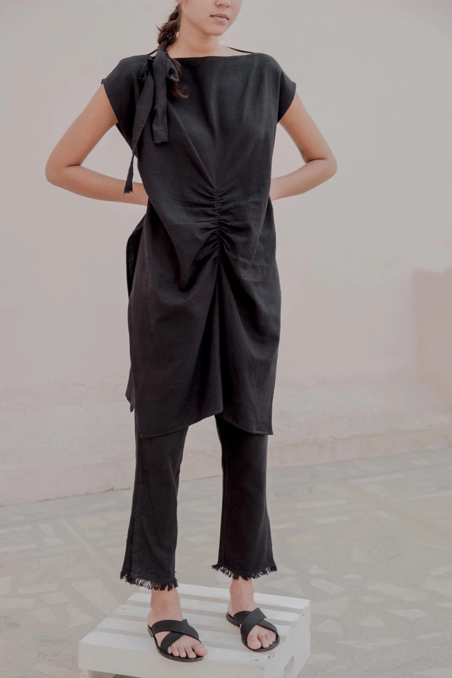Hemlata_Tunic_Sleeveless_GGathered_Long_Handwoven_Top_Fool_Dost_4.jpg
