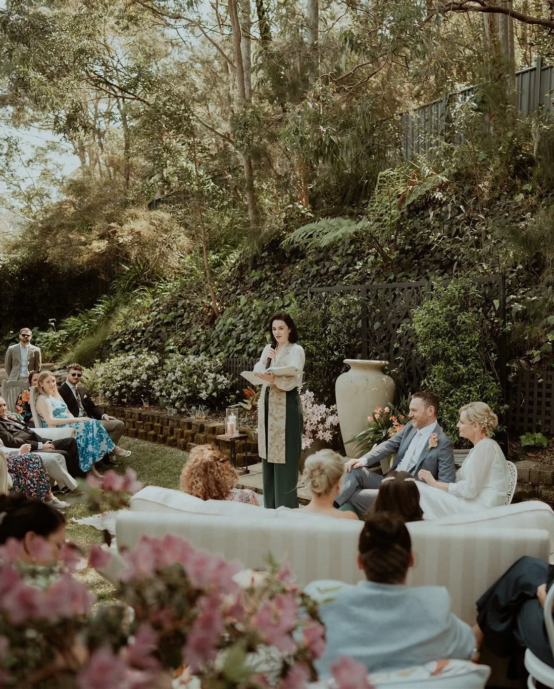 Nothing beats the best seat in the house for y&rsquo;friends wedding. 💐 Happy🥈 Anniversary @ggreidy3 @elllowy - still so honoured to have been entrusted with holding your spectacular day. 🥂