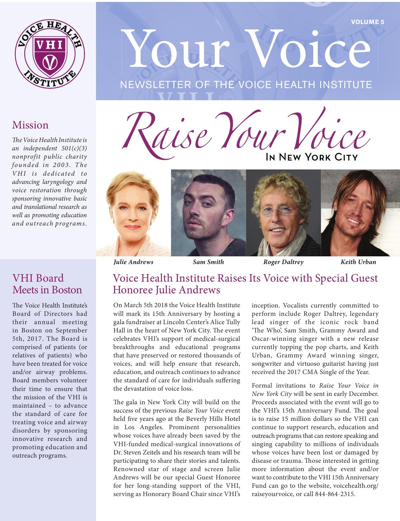 Donate — Voice Health Institute