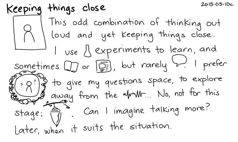 Keeping things close by Sacha Chua