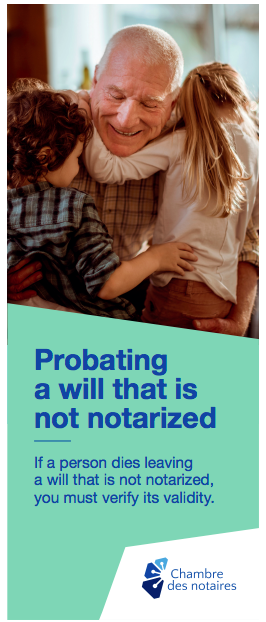 Probating a will that is not notarized