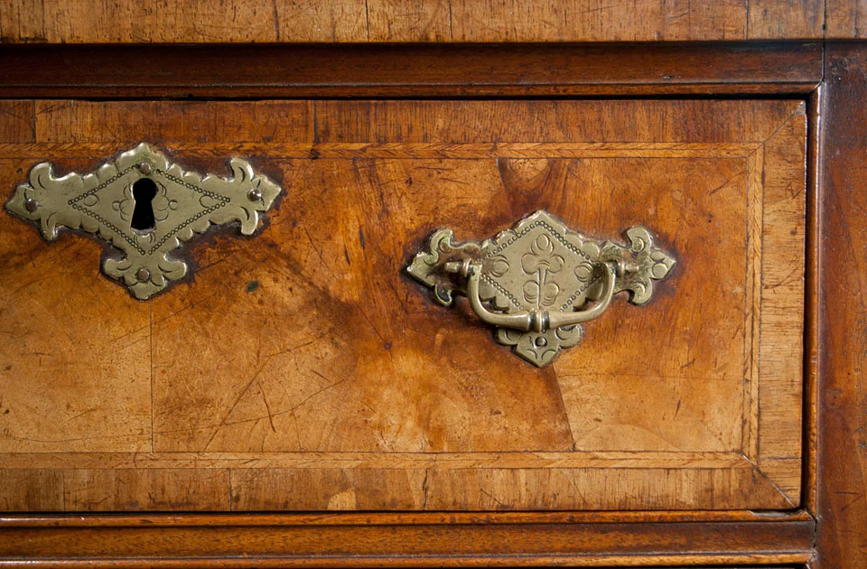 William III Walnut Chest of Drawers