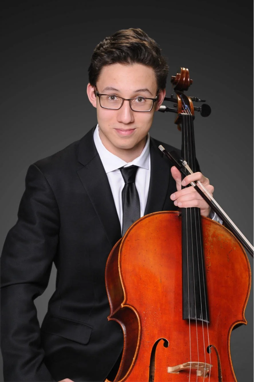 2018 First Prize winner Camden Archambeau, cellist, performed Max Bruch’s Kol Niedre at GBS’ November 10, 2018 concert.