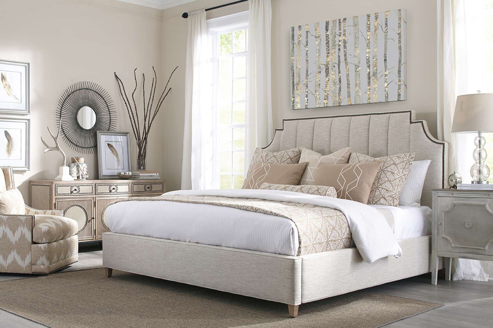 Rowe Bed and Headboard design