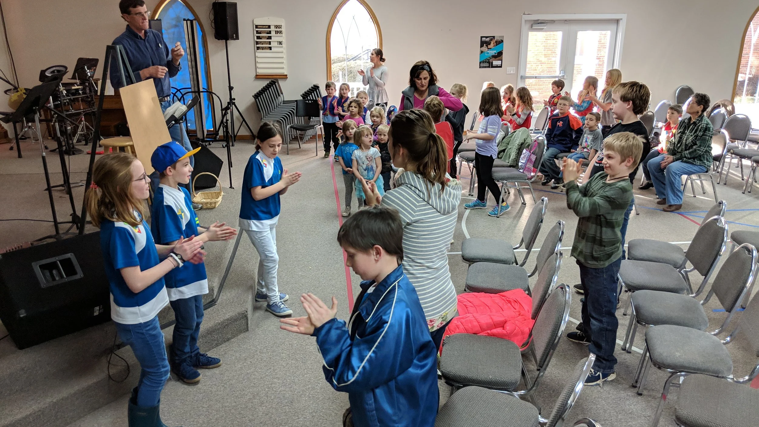 T&Ts singing AWANA songs!