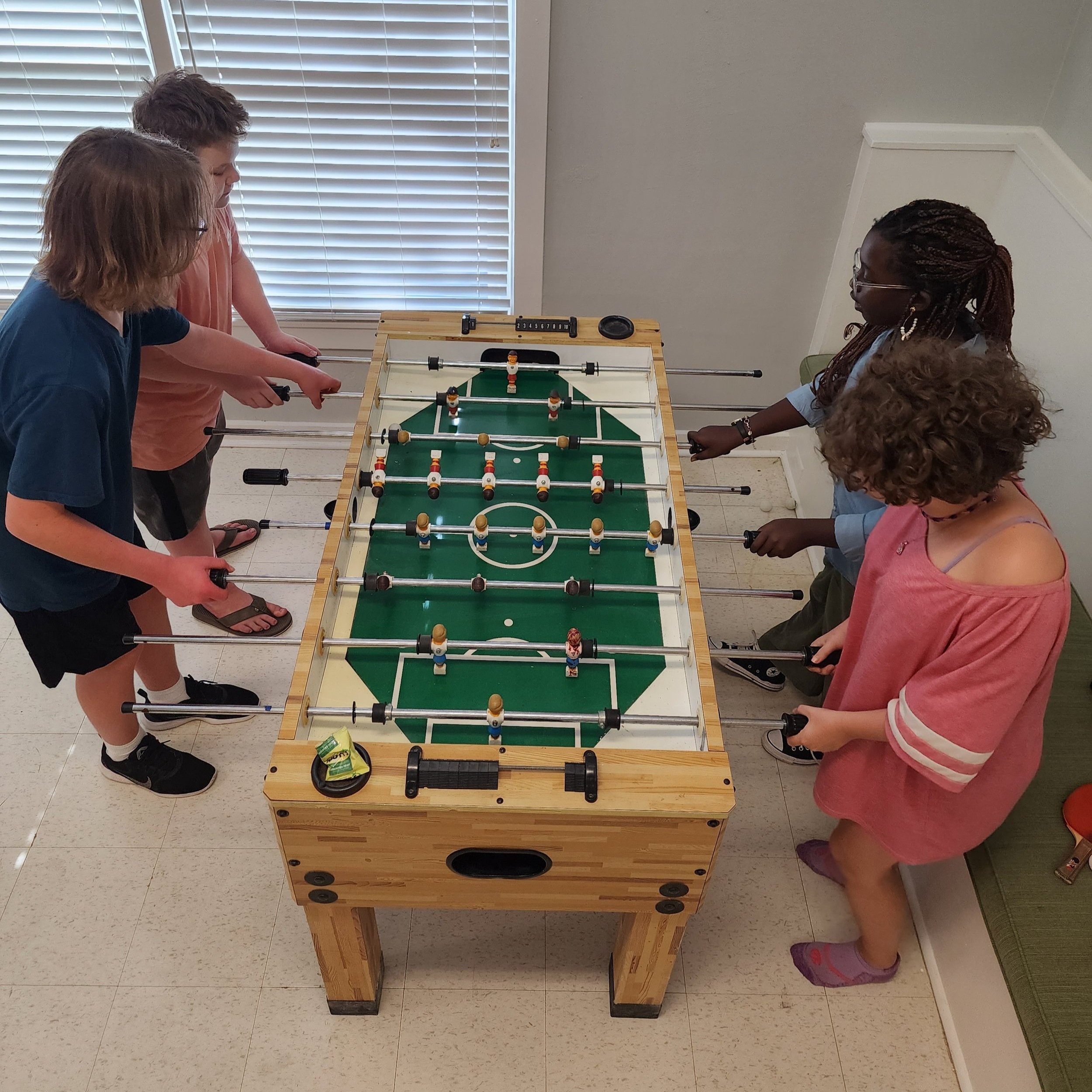 foosball in our free time