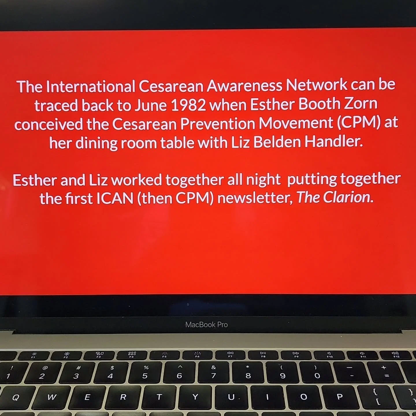 Working on my chapter leader training for @icanbirth--did you know that ICAN was founded in Syracuse?!? And here's another super fun fact: founding mother Esther Zorn and I go to the same church! I know a very, very small number of people here in my 