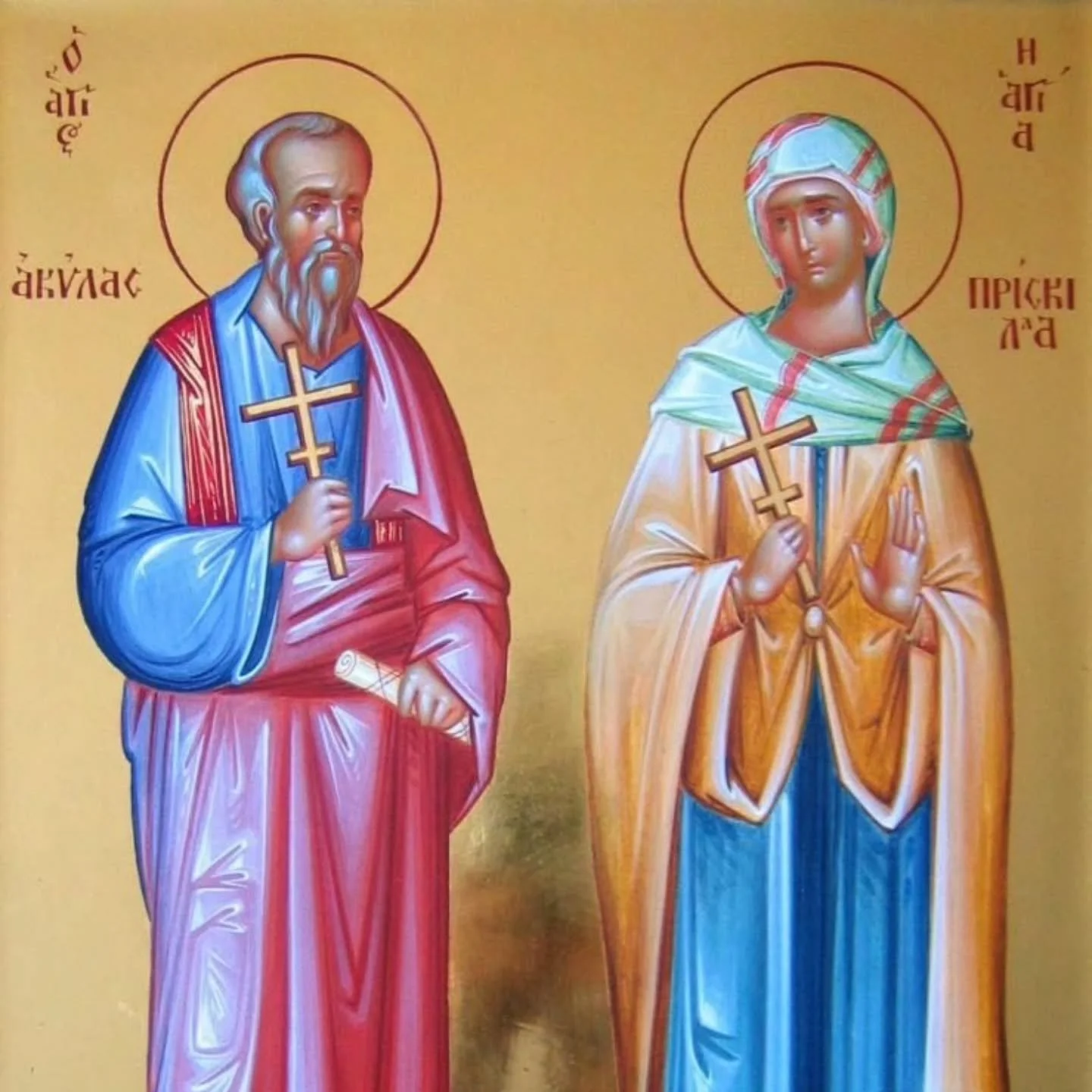 Prisca, often known by the nickname Priscilla, is always mentioned with her husband Aquila. BUT: 4 out of 6 times they are mentioned in the Bible, Prisca is mentioned first. She was kind of a big deal. 

This is number three in a six part series on w