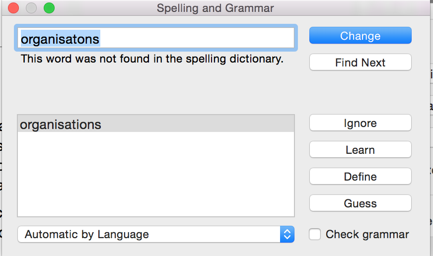 Spellcheckers are useful in cases like this -- but not infallible in EVERY case.