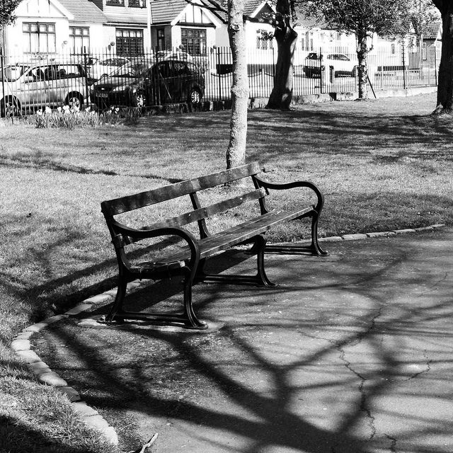 Taking a black and white photo somehow enhances the atmosphere.