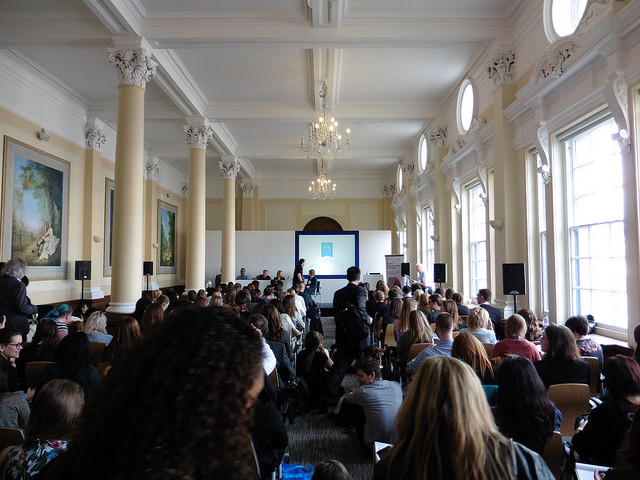 A packed seminar at the London Book Fair 2016