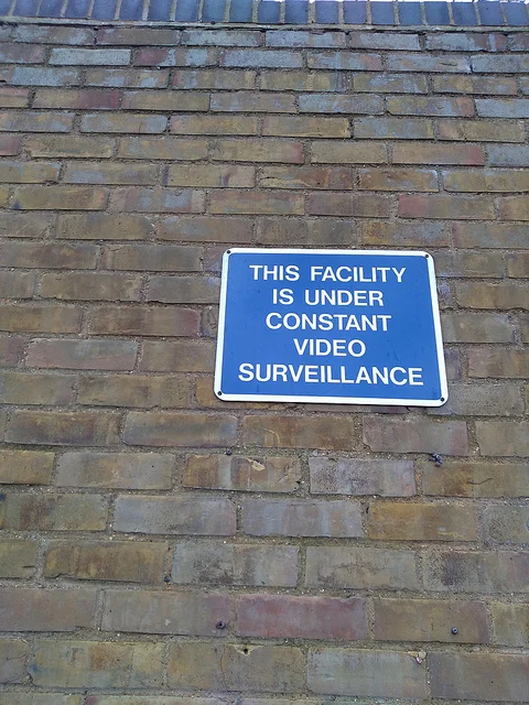 This facility is under constant video surveillance, by Terry Freedman