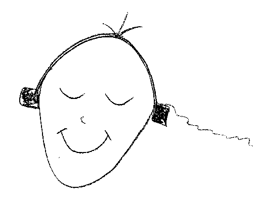 Listening to a podcast, by Terry Freedman.png