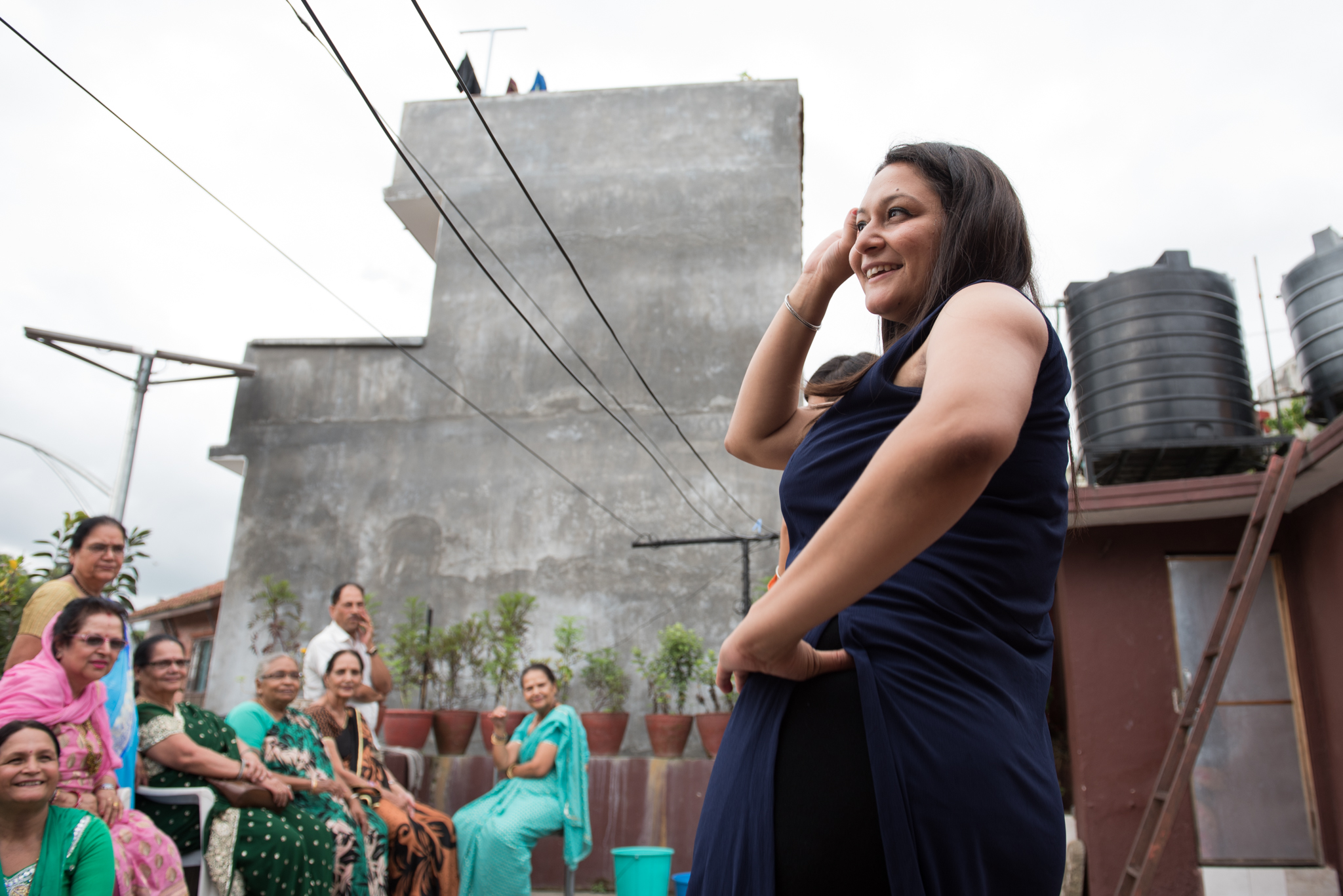 Ashmita, clearly impressing with her dance moves.