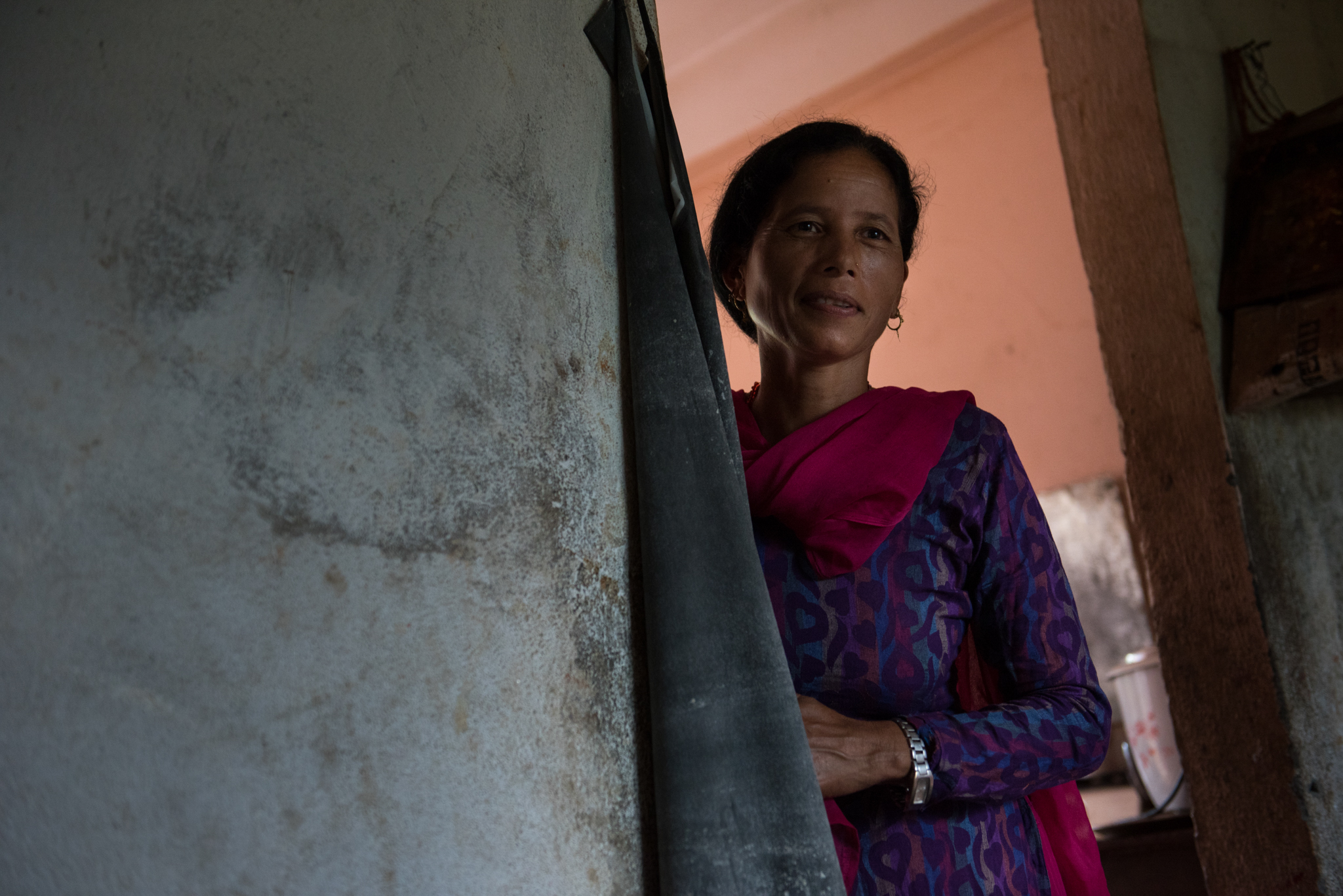 Meera Uprety has been a Female Community Health Volunteer for 15 years in the village of Nuwakot, Nepal. (Photo by Brittany Wait)