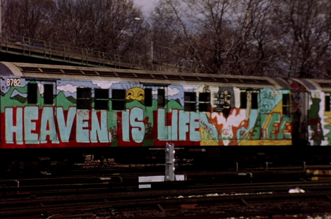 "A magnificent lyrical study of the graffiti-covered subway trains of New York." —The Independent