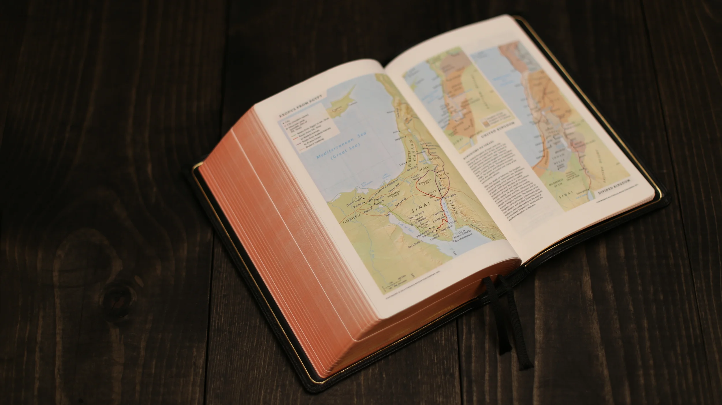 Eight pages of full-color maps
