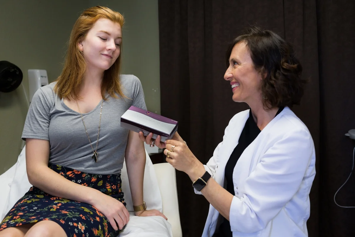 Doctor at Siti Med Spa recommending which dermal fillers are best for patient 