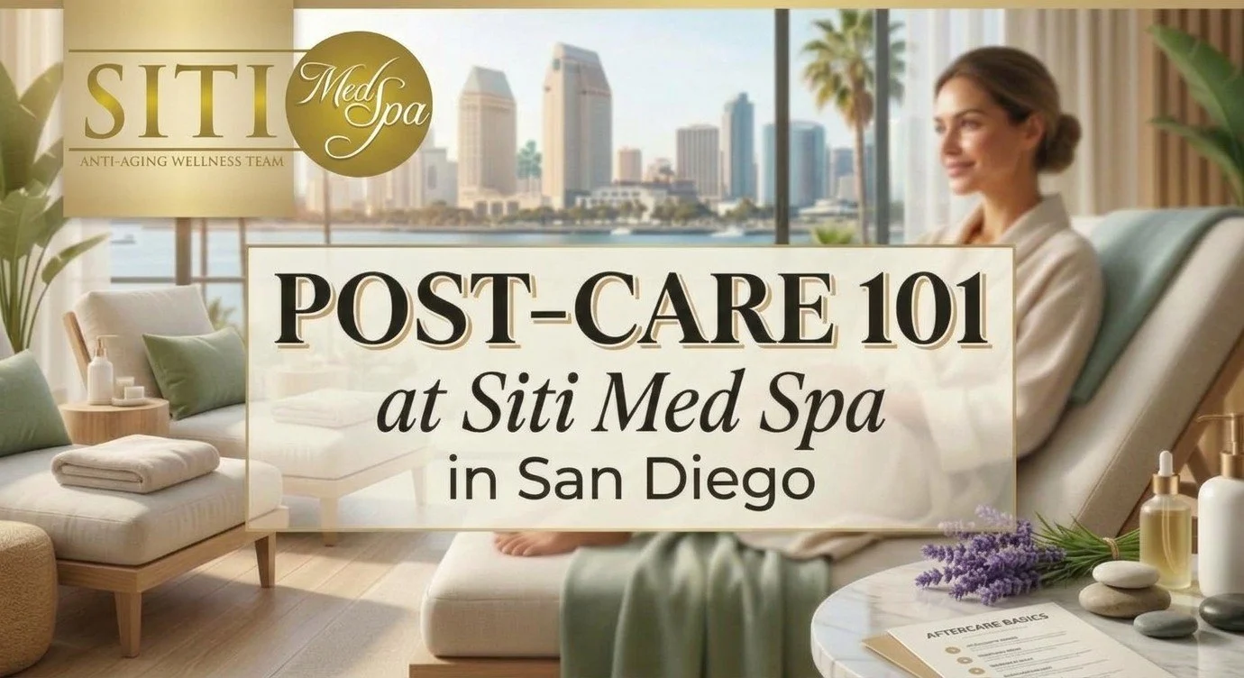 Post-Care 101 at Siti Med Spa in San Diego
