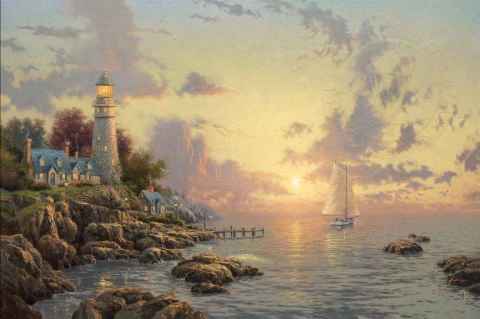 Sea of Tranquility by Thomas Kinkade