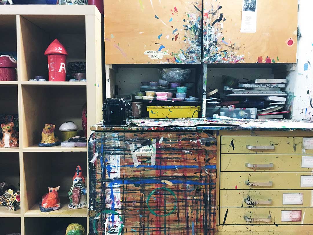 Supplies and Storage at Creativity Explored.
