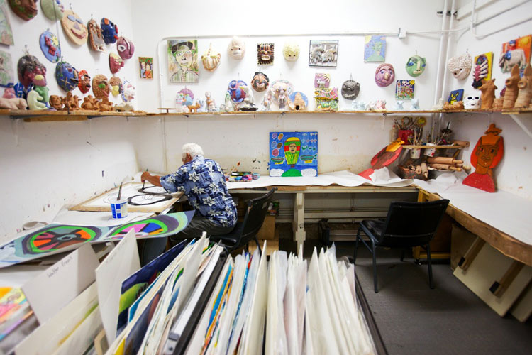 Creativity Explored studio. Photo by Nina Menconi.