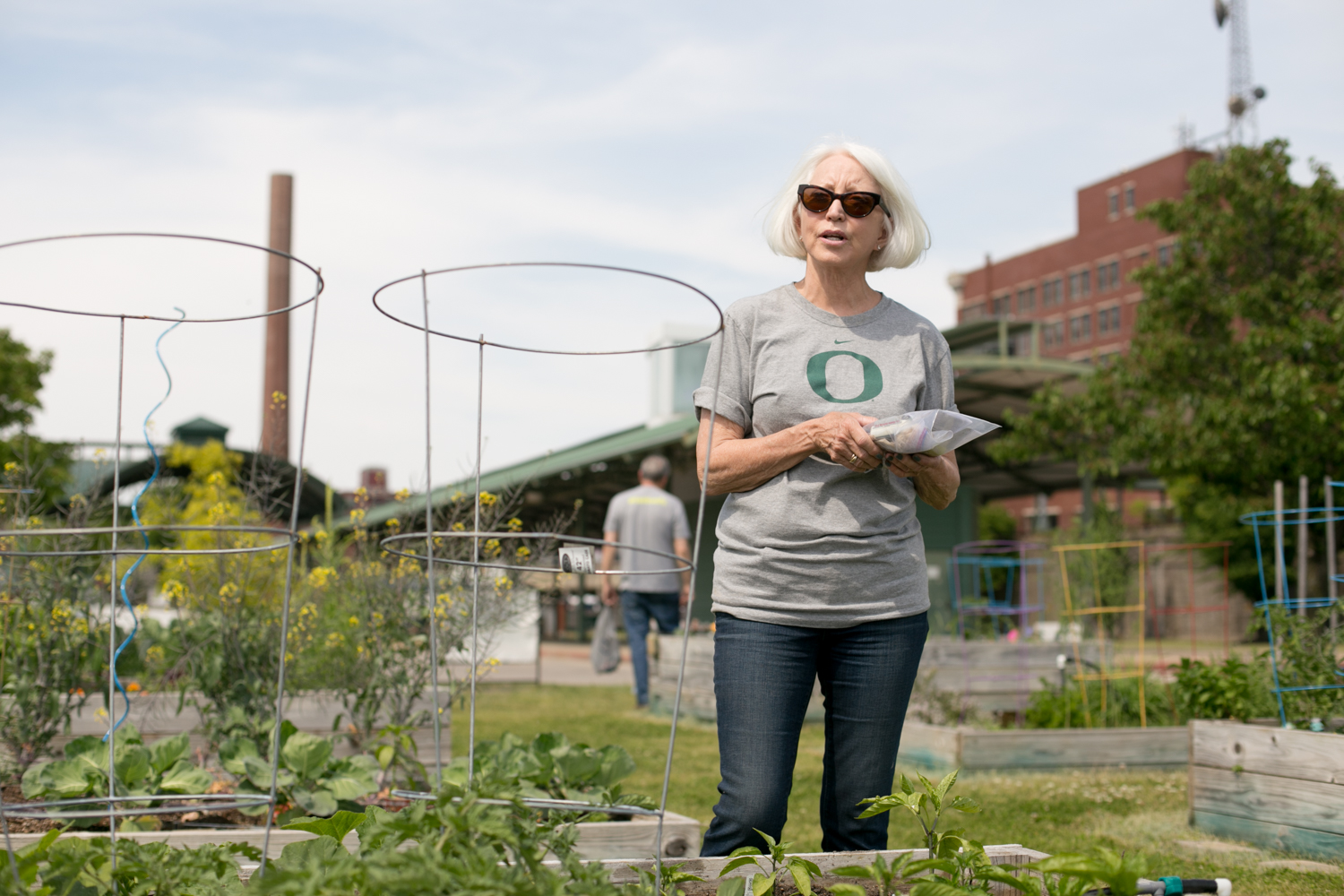 Sharon helped establish the Memphis City Gardens four years ago. They started with four beds and are now up to 20.
