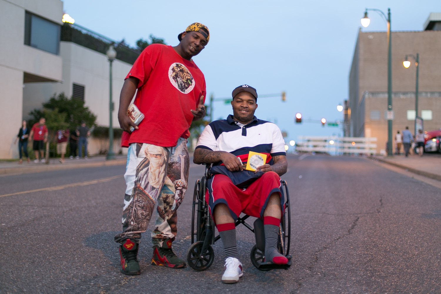 John and Jimmel from an Atlanta based R&B group finished up a 7 city tour last night in Memphis.