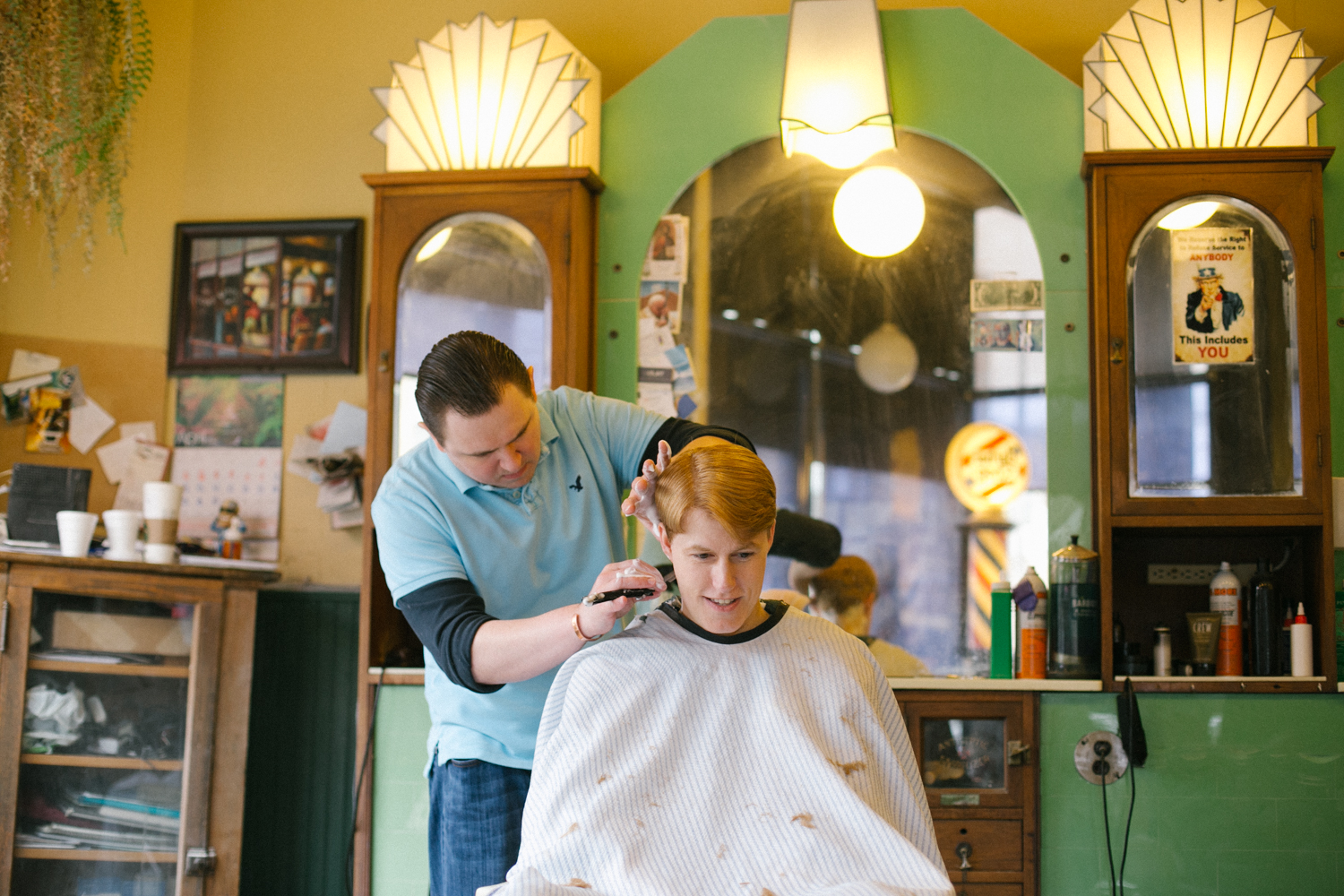  Arthur owns The Corner Barber Shop that started in 1913. I know where I'm going tomorrow for a trim. &nbsp;8/24 