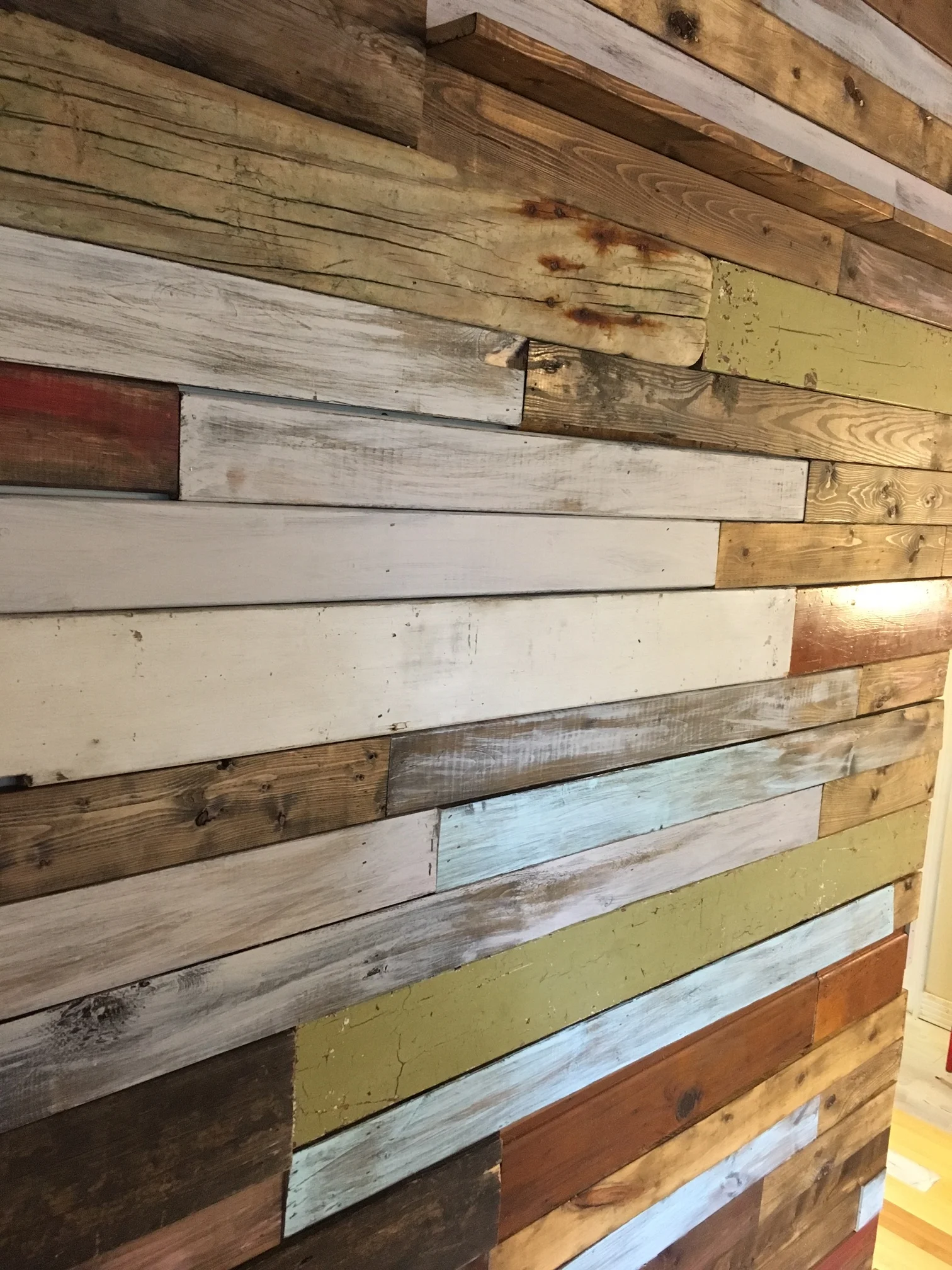Reclaimed Wood Feature Wall