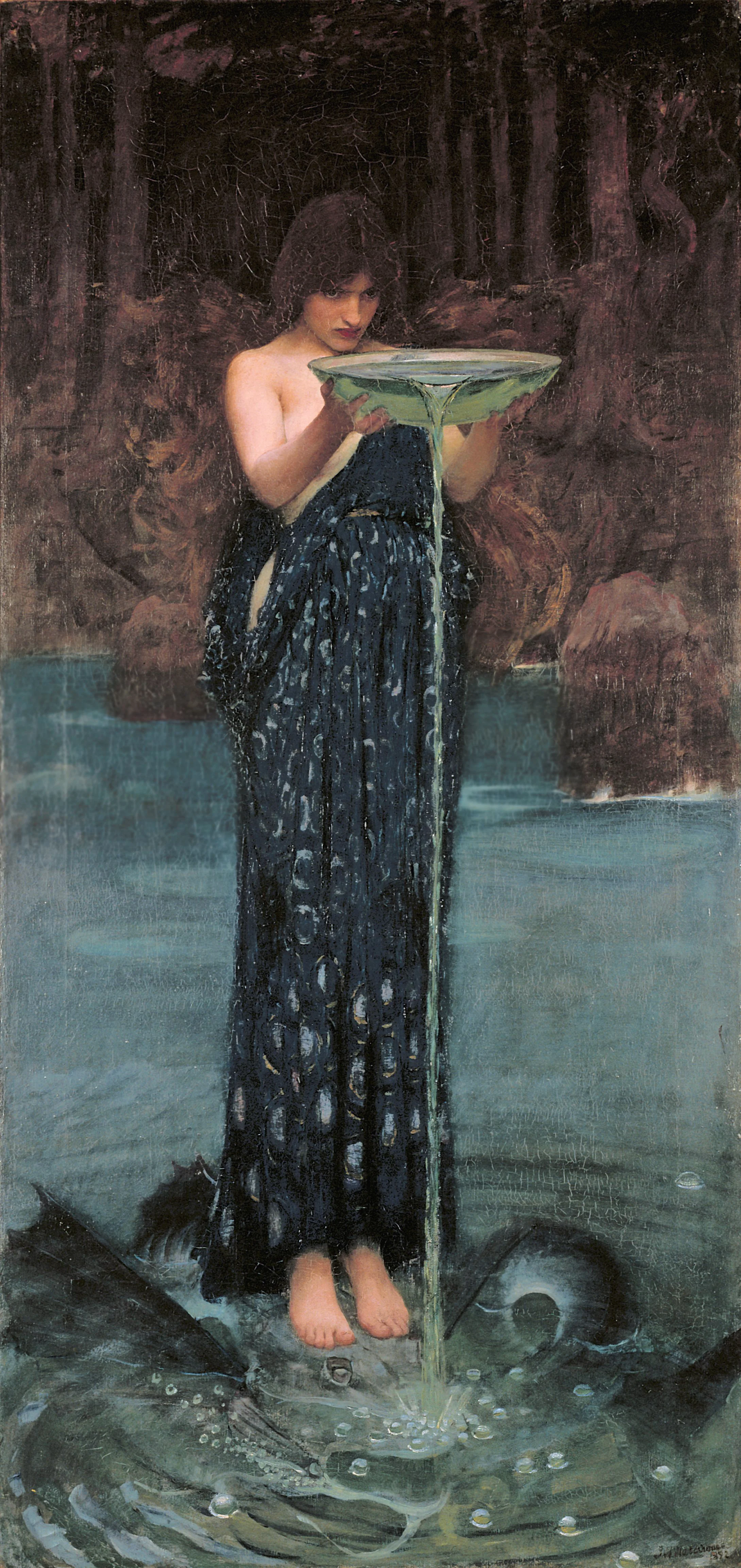Circe Indiviosa. John William Waterhouse. 1892