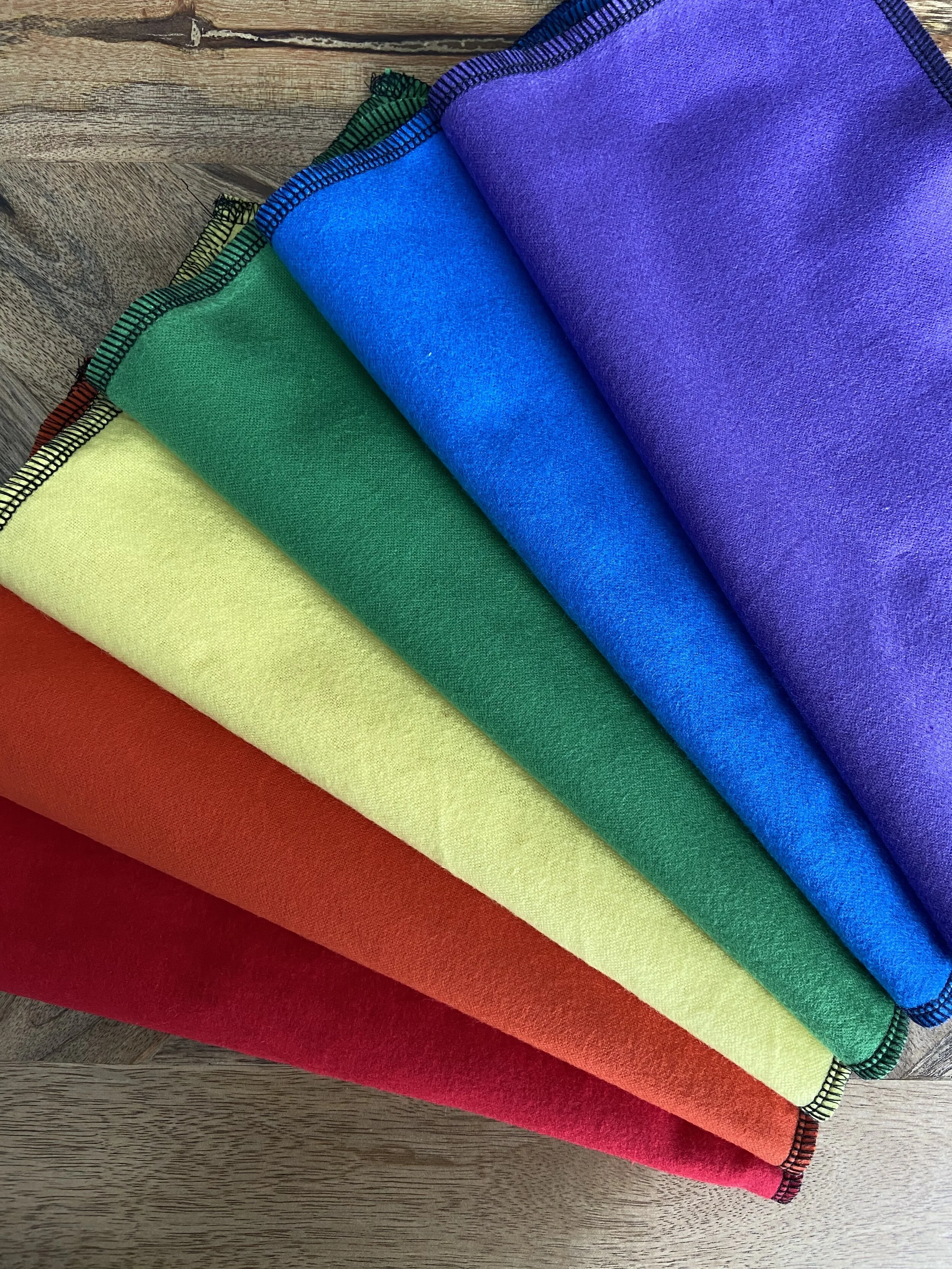 Rainbow Cloth Napkins
