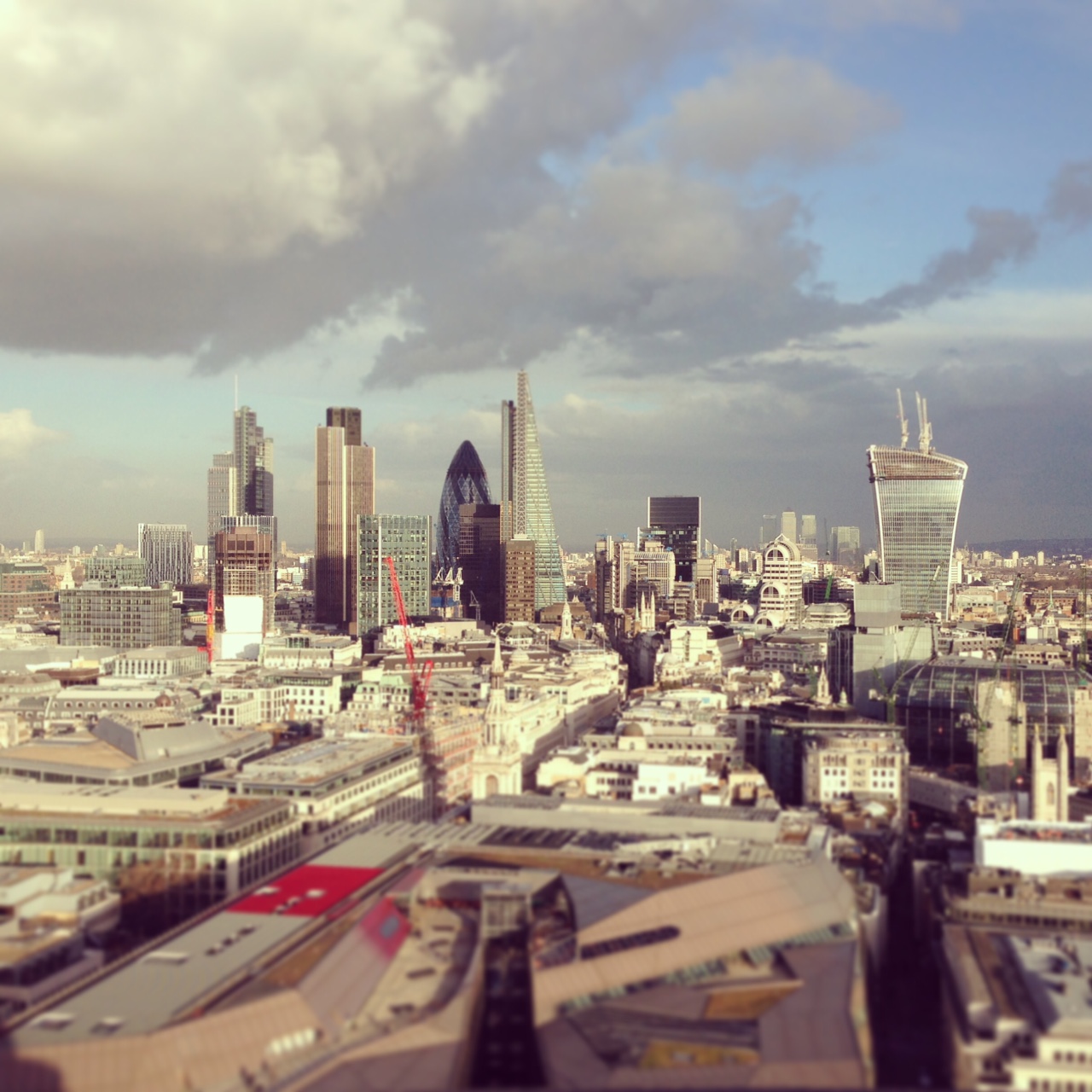 View of the City of London from atop St. Paul's Cathedral