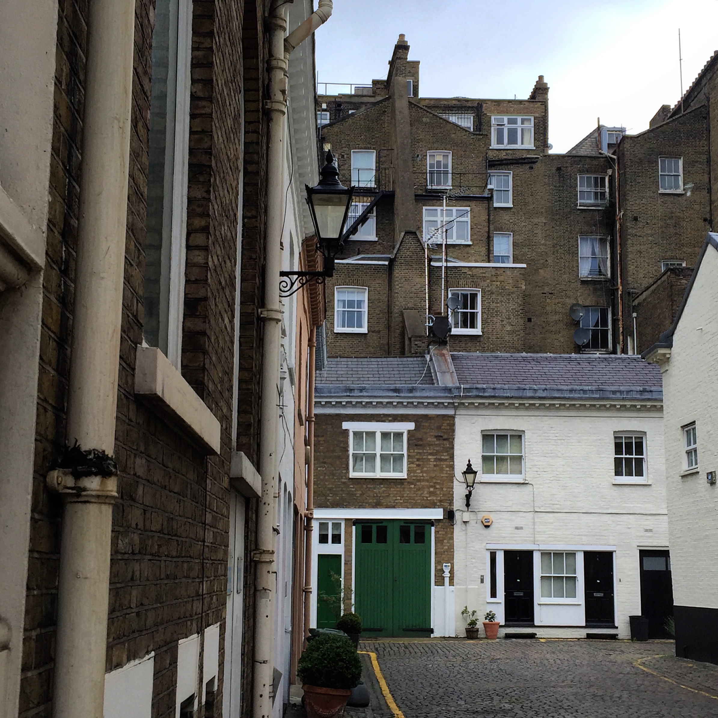 Hidden mews in London.