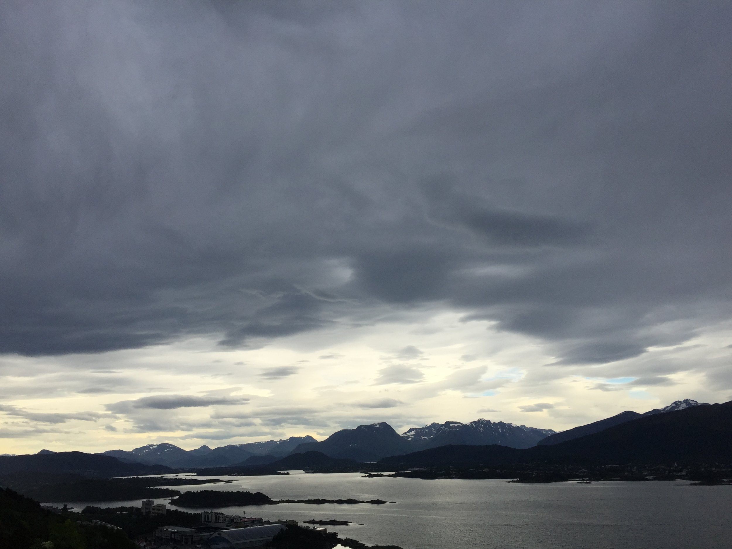 View from Aksla viewpoint, Ålesund, Norway.