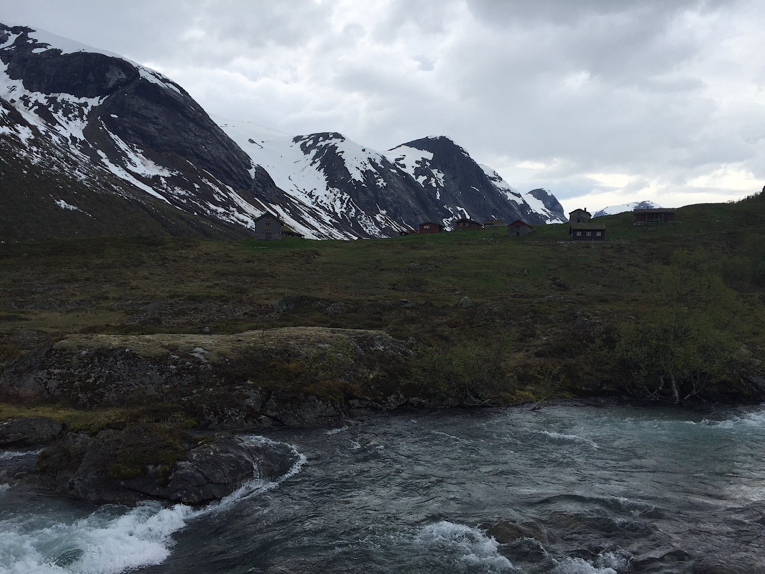 Drive from Geiranger to Stryn, Norway.