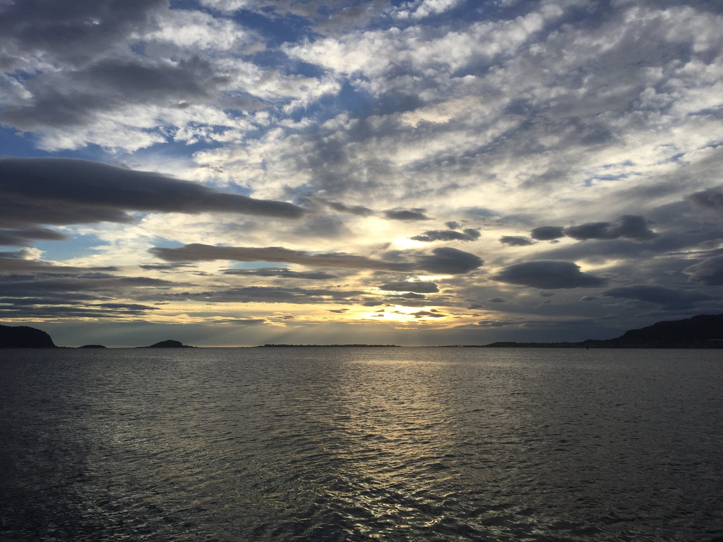 "Sunset" at Ålesund, Norway.