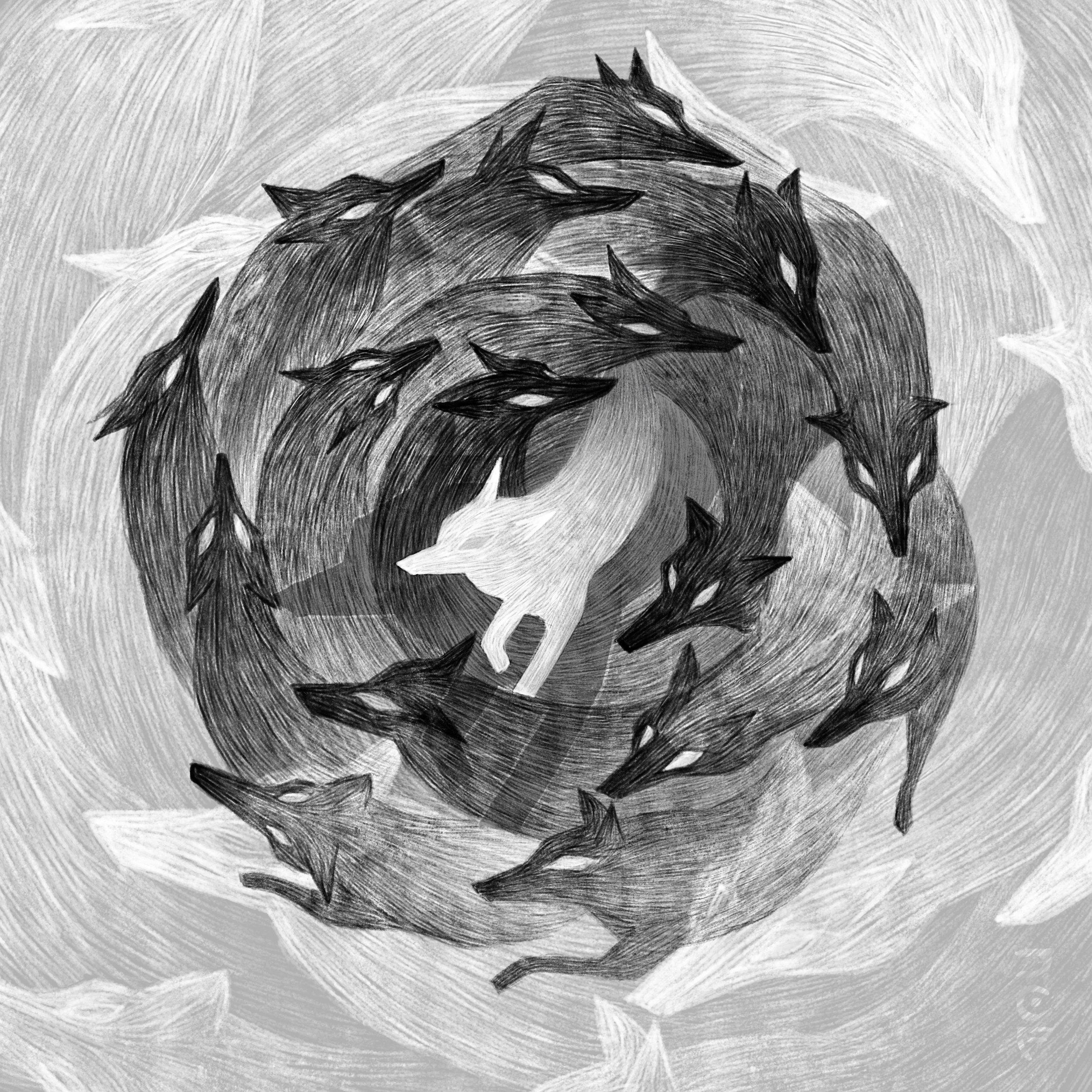 Running With The Wolves - Playlist Zine