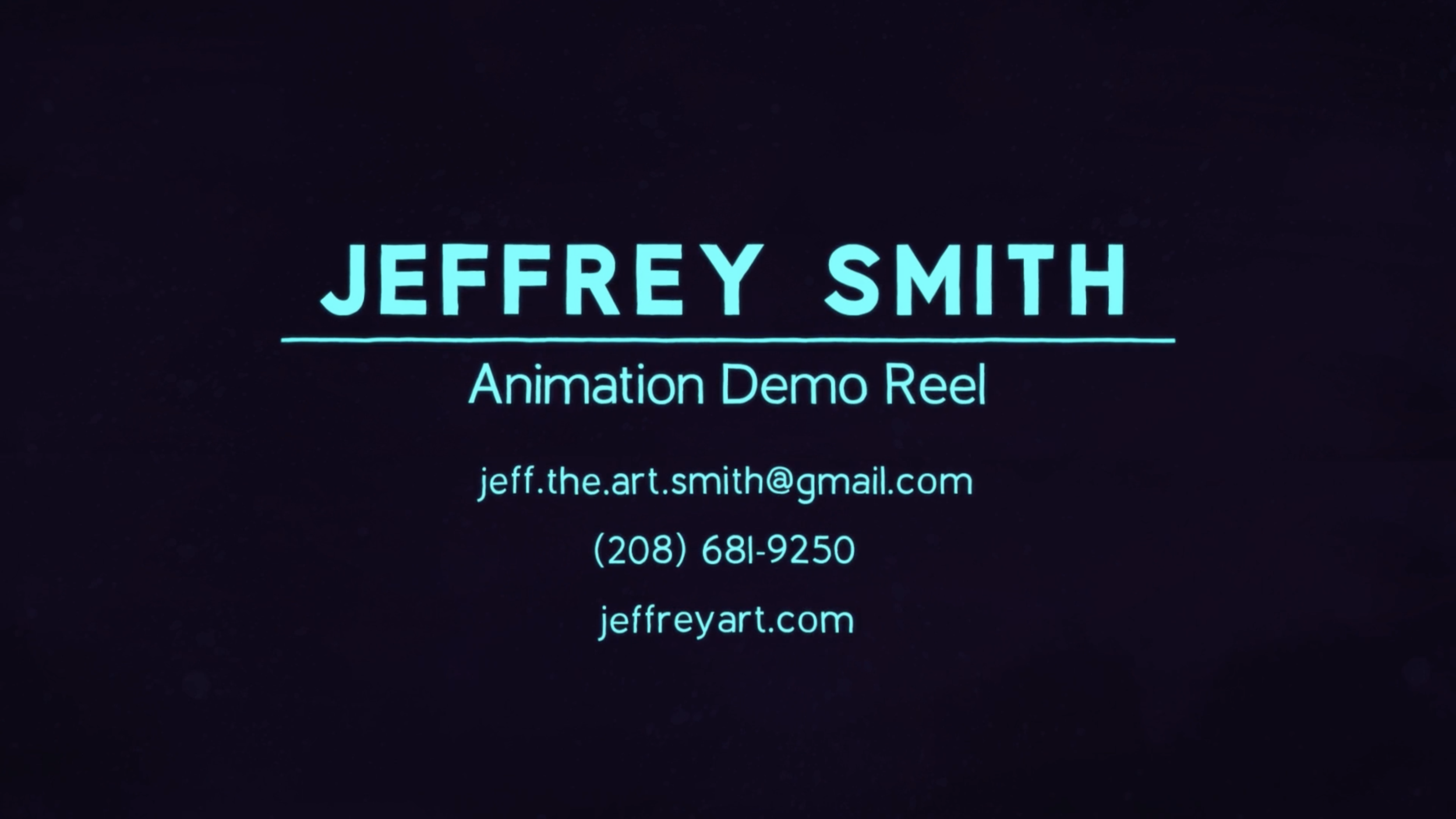 Jeffrey Smith: Demo Reel