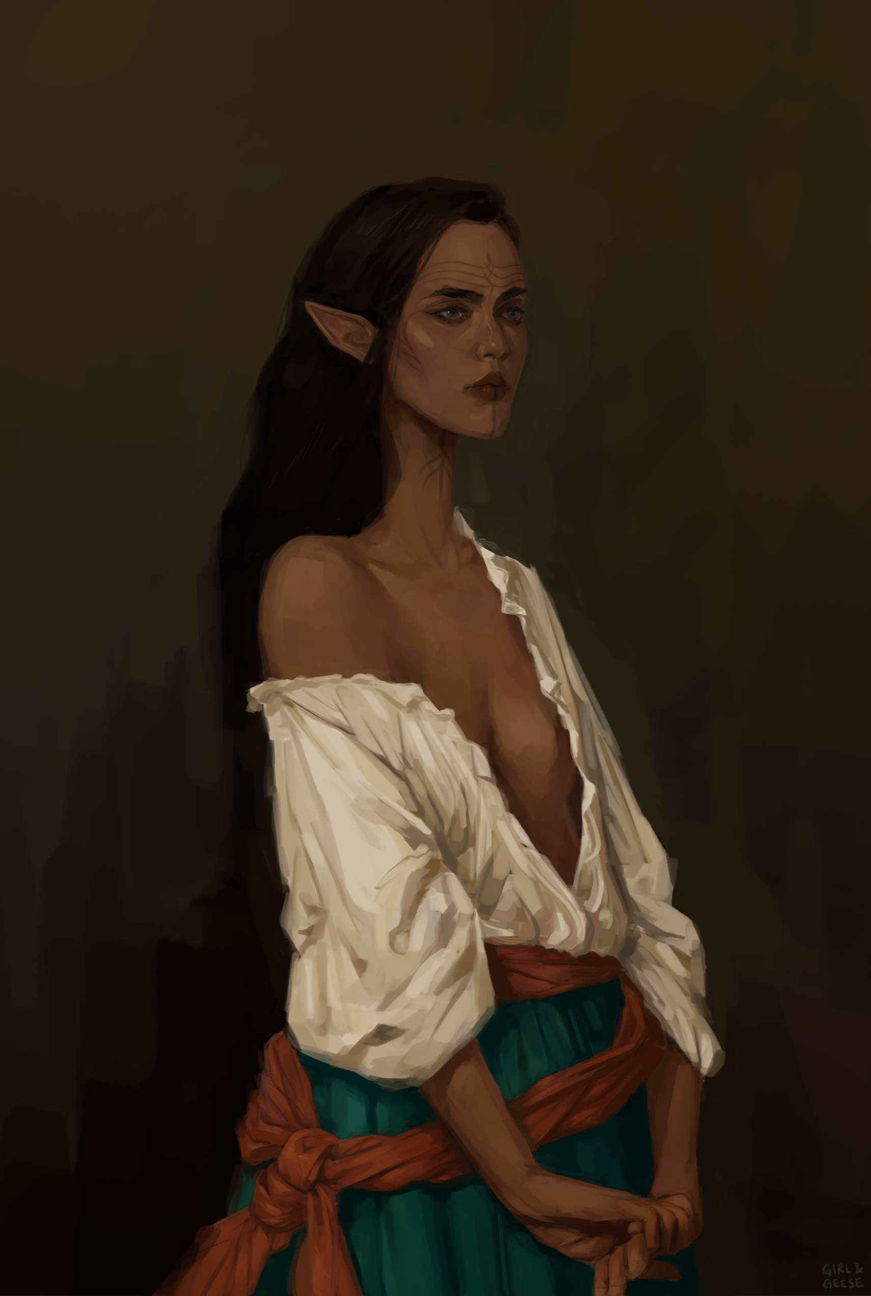 Commissioned portrait Photoshop; 2018