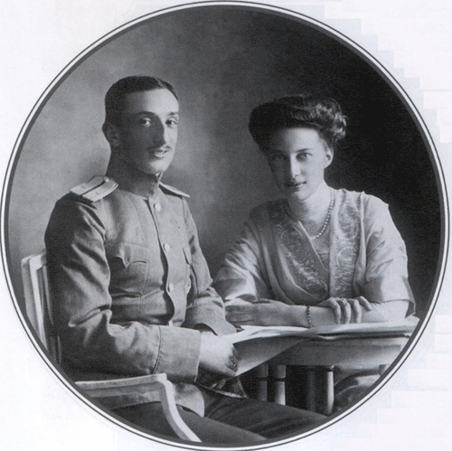 Prince Constantin Bagration-Moukhransky and his wife, née Princess Tatiana of Russia