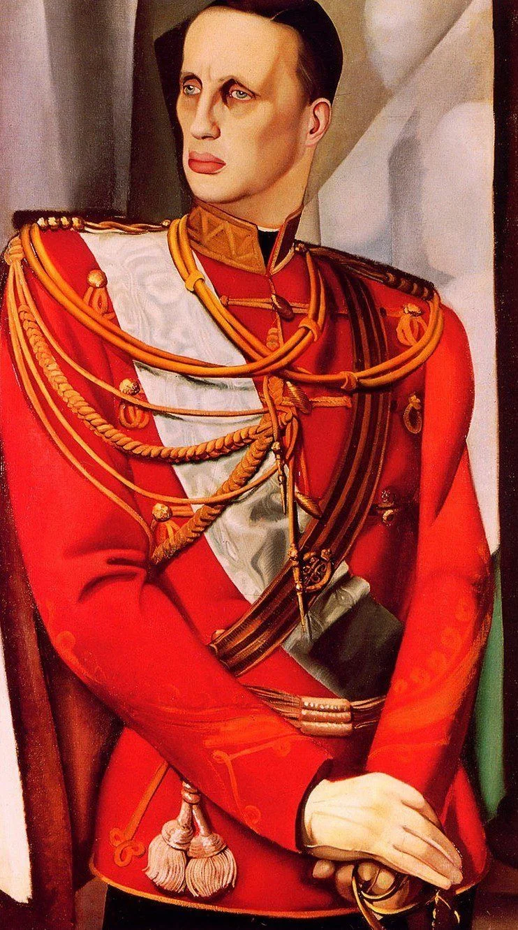 Portrait of Grand Duke Gavriil Constantinovich by artist Tamara de Lempicka.