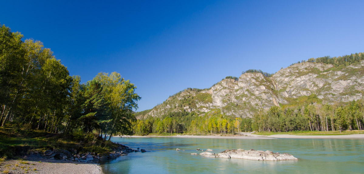 Katun River, Siberia.