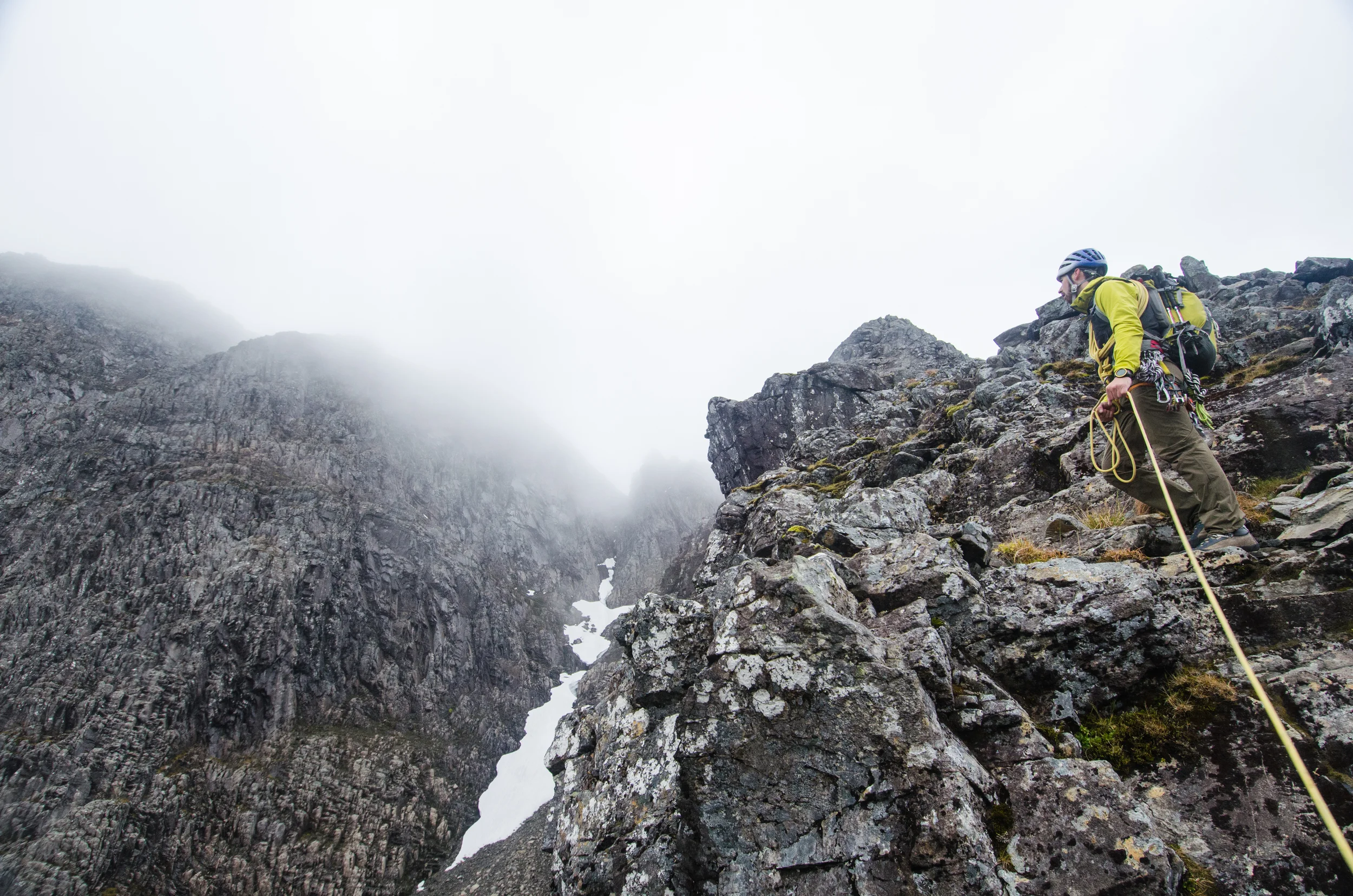 Low down on Tower Ridge