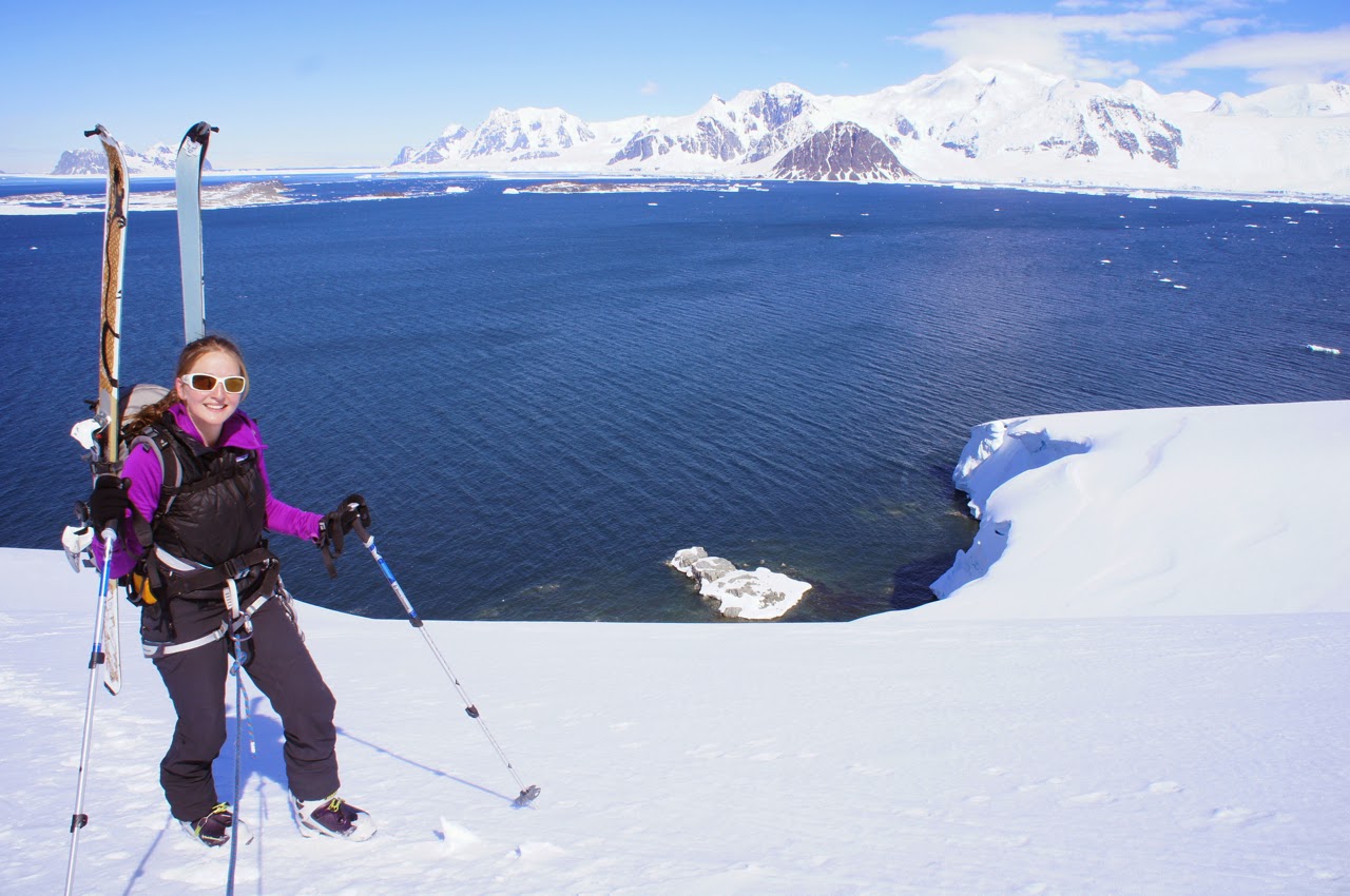 Ski mountaineering on Christmas day