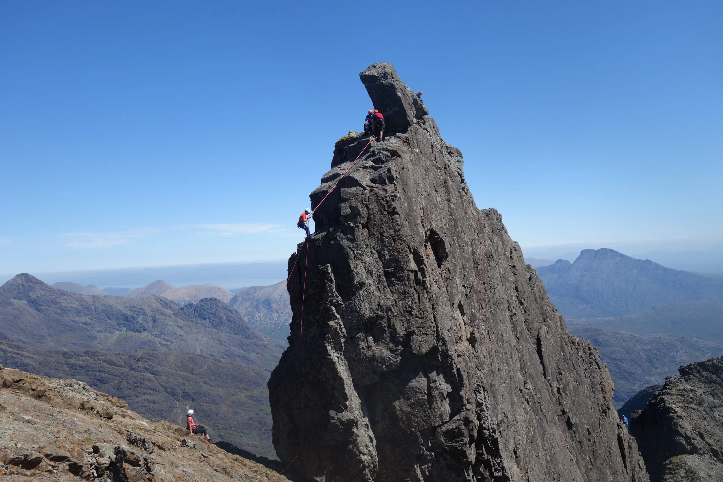 Guided ascents of the Inaccessible Pinnacle, Isle of Skye — Scott ...