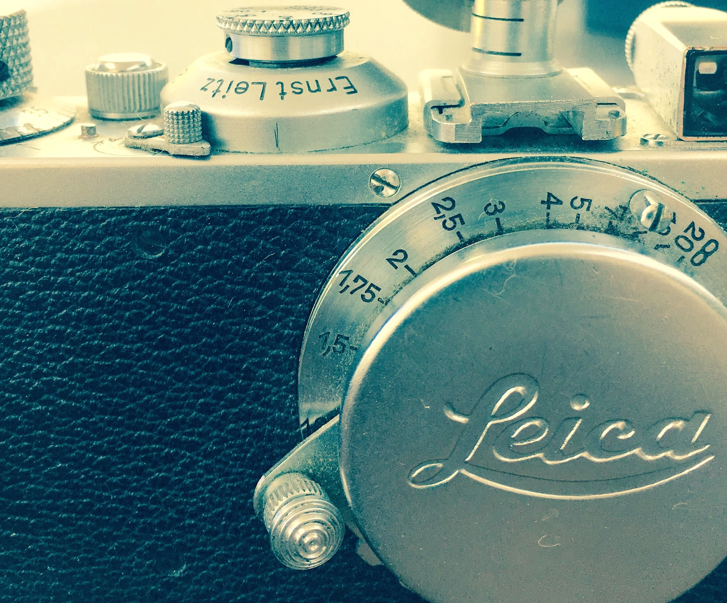 A vintage Leica camera features in the story ... which is set in 1970s Runcorn New Town.