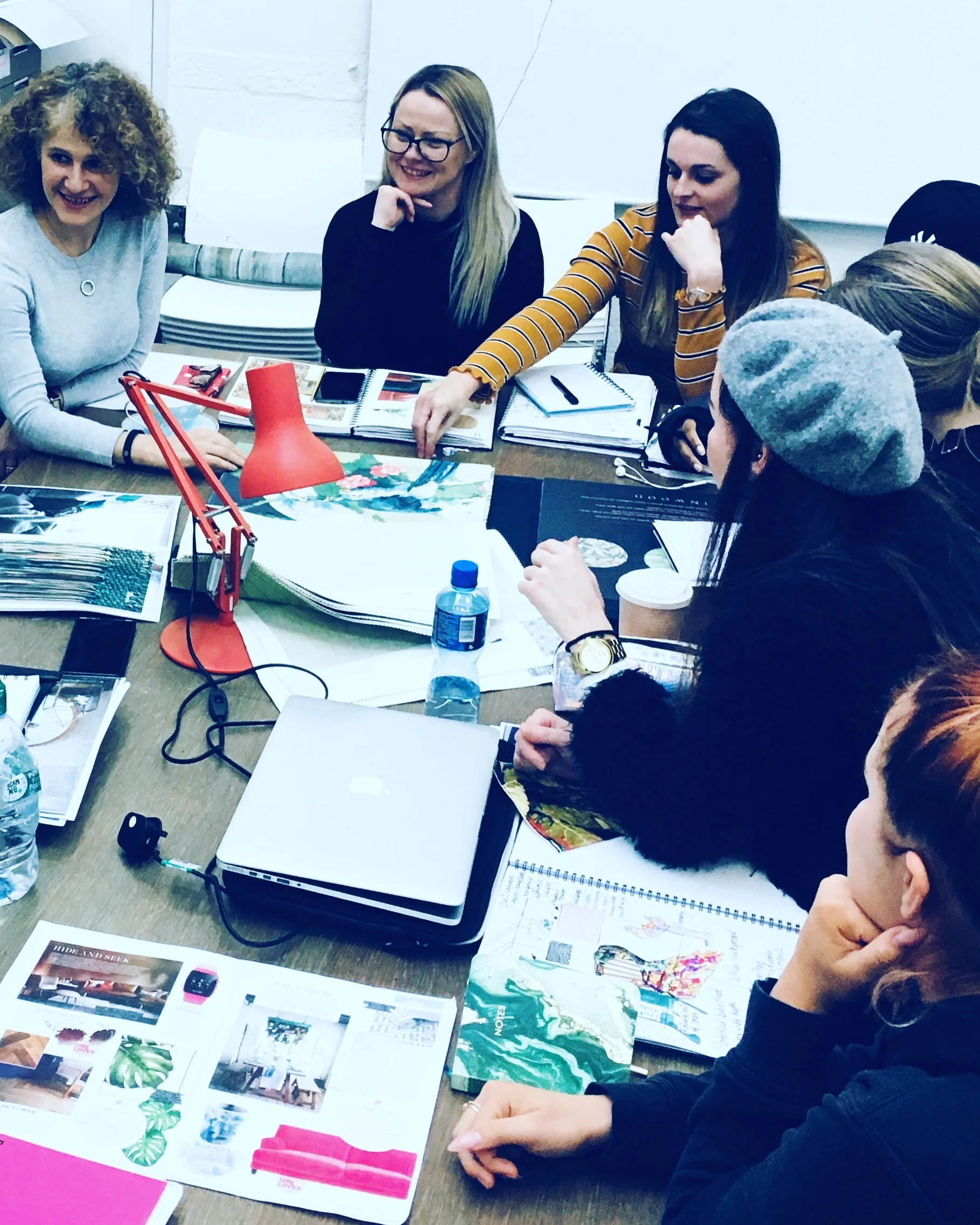 Listening to the 2nd year students present their Styling projects
