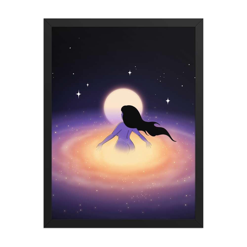 Robin Eisenberg アートプリント ポスター Full Moon Galaxy Print — Robin Eisenberg