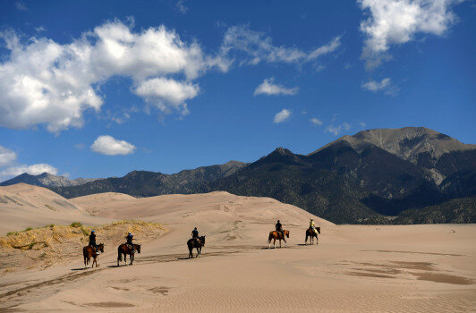 Horseback Riding in Great Sand Dunes National Park (Copy) (Copy) (Copy)